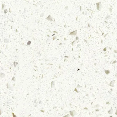 Mesada de Purastone Blanco Glitter